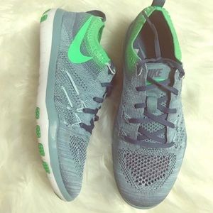 Nike Free Flyknit  sneakers women lightweight blue